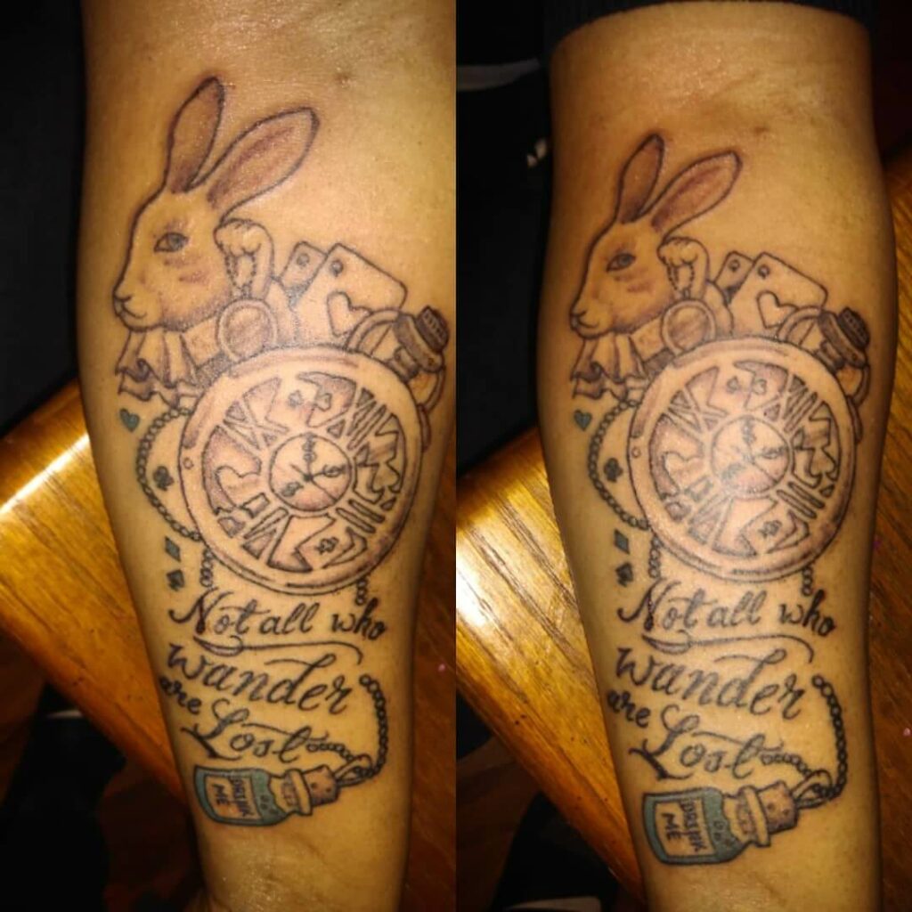 11+ Not All Those Who Wander Are Lost Tattoo Ideas That Will Blow Your Mind! 17 Not All Those Who Wander Are Lost Compass Tattoo