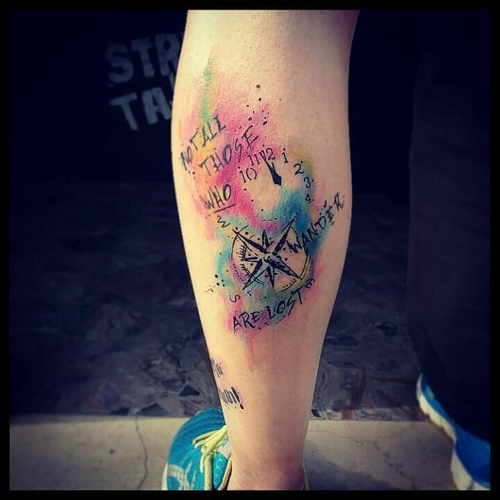 11+ Not All Those Who Wander Are Lost Tattoo Ideas That Will Blow Your Mind! 10 Not All Those Who Wander Are Lost Tattoo
