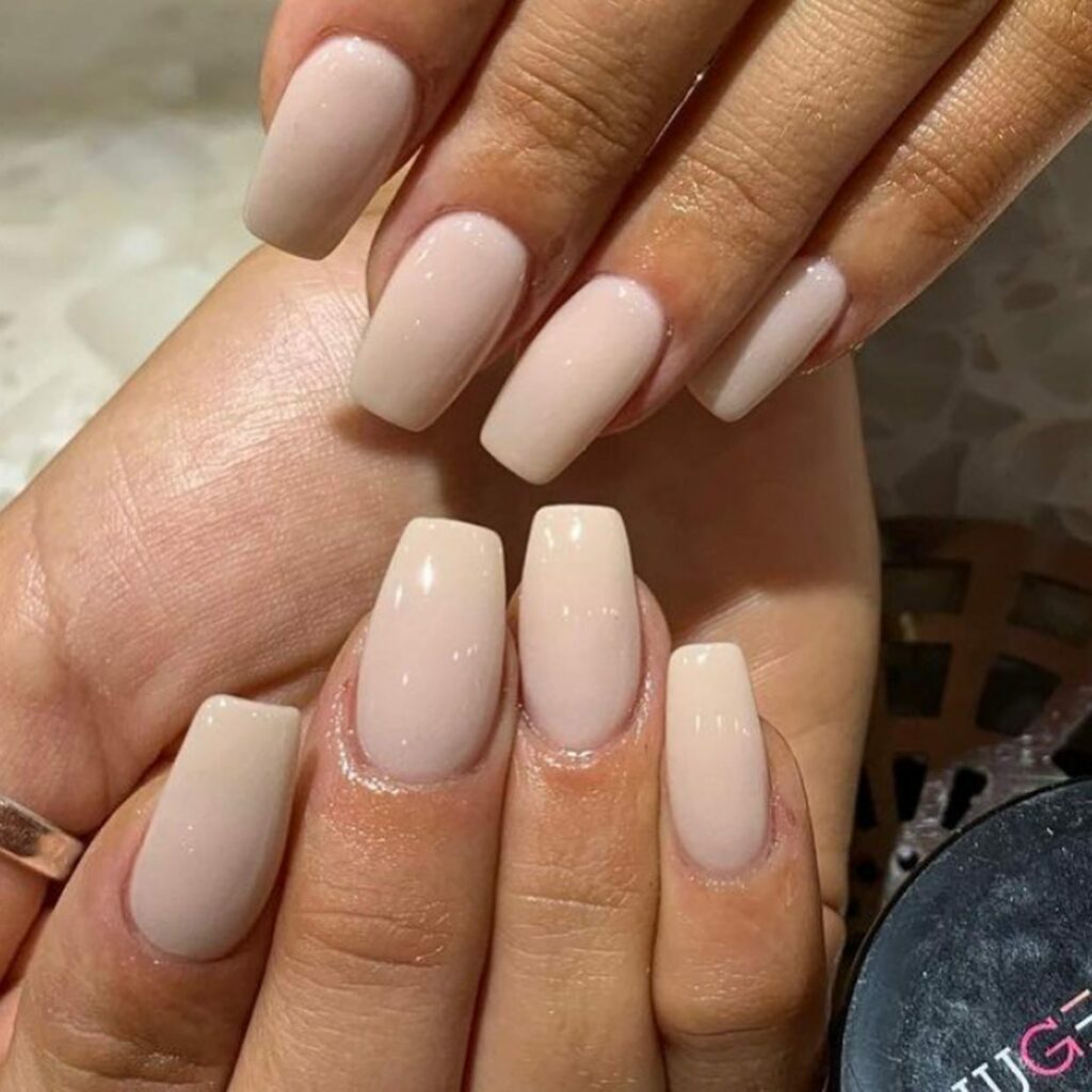 Discover the Hottest Designs of 2024: 30 Latest Dip Powder Nails 21 Nude Dip Powder Nails