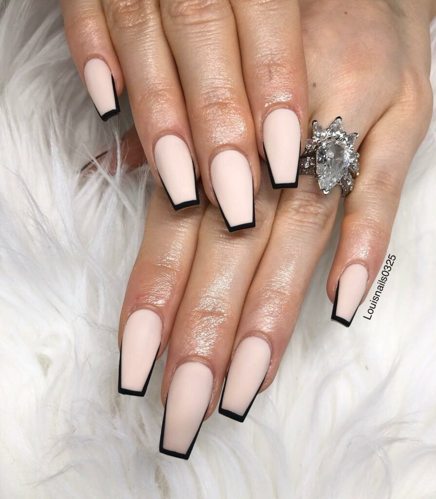 Try 50 Coffin French Tip Nail Designs in 2024 30 Nude Nails with a Cupcake Twist