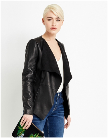 Oasis Waterfall Leather Jacket Oasis Waterfall Leather Jacket
