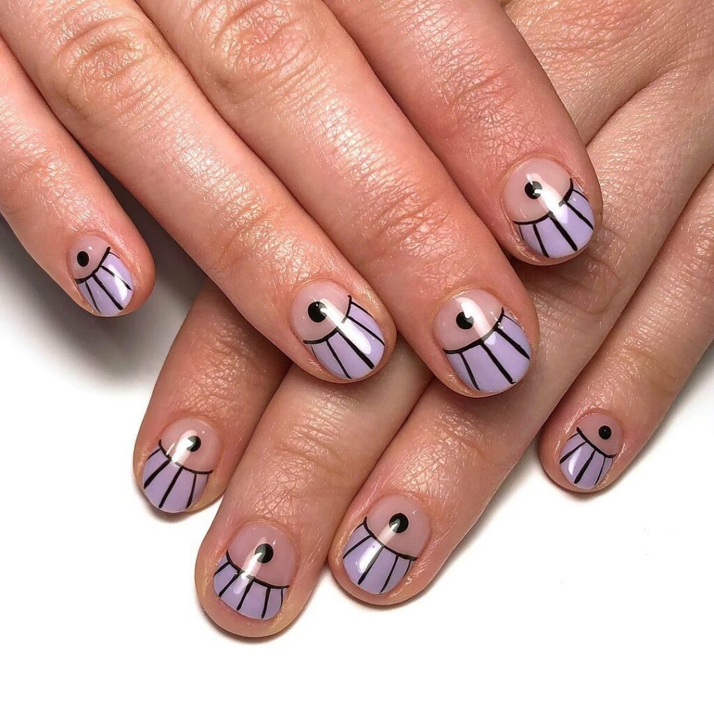 Channel Mystique with 20 Evil-Eye Nail Designs for 2024 23 Oceanic evil eye nails