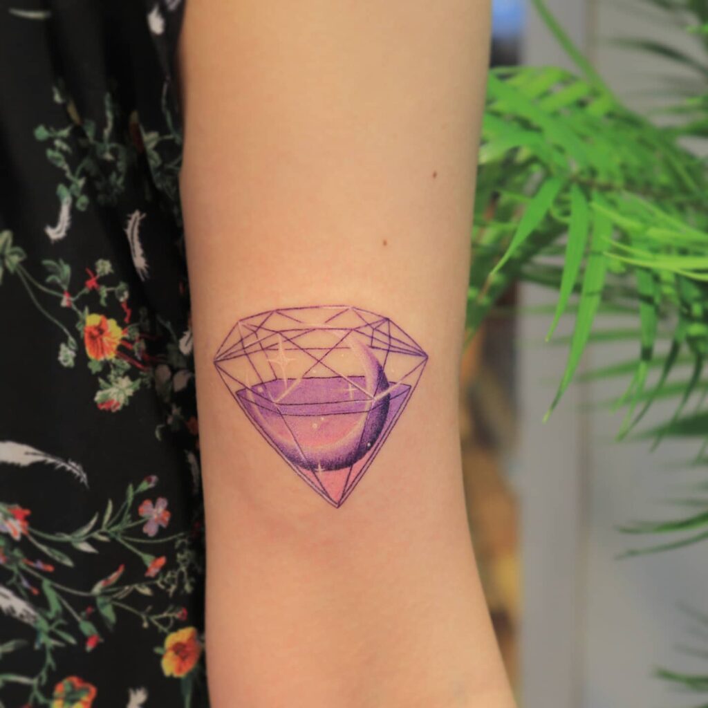20+ Diamond Tattoo Ideas That Will Blow Your Mind! 23 Off-Beat Diamond Tattoo