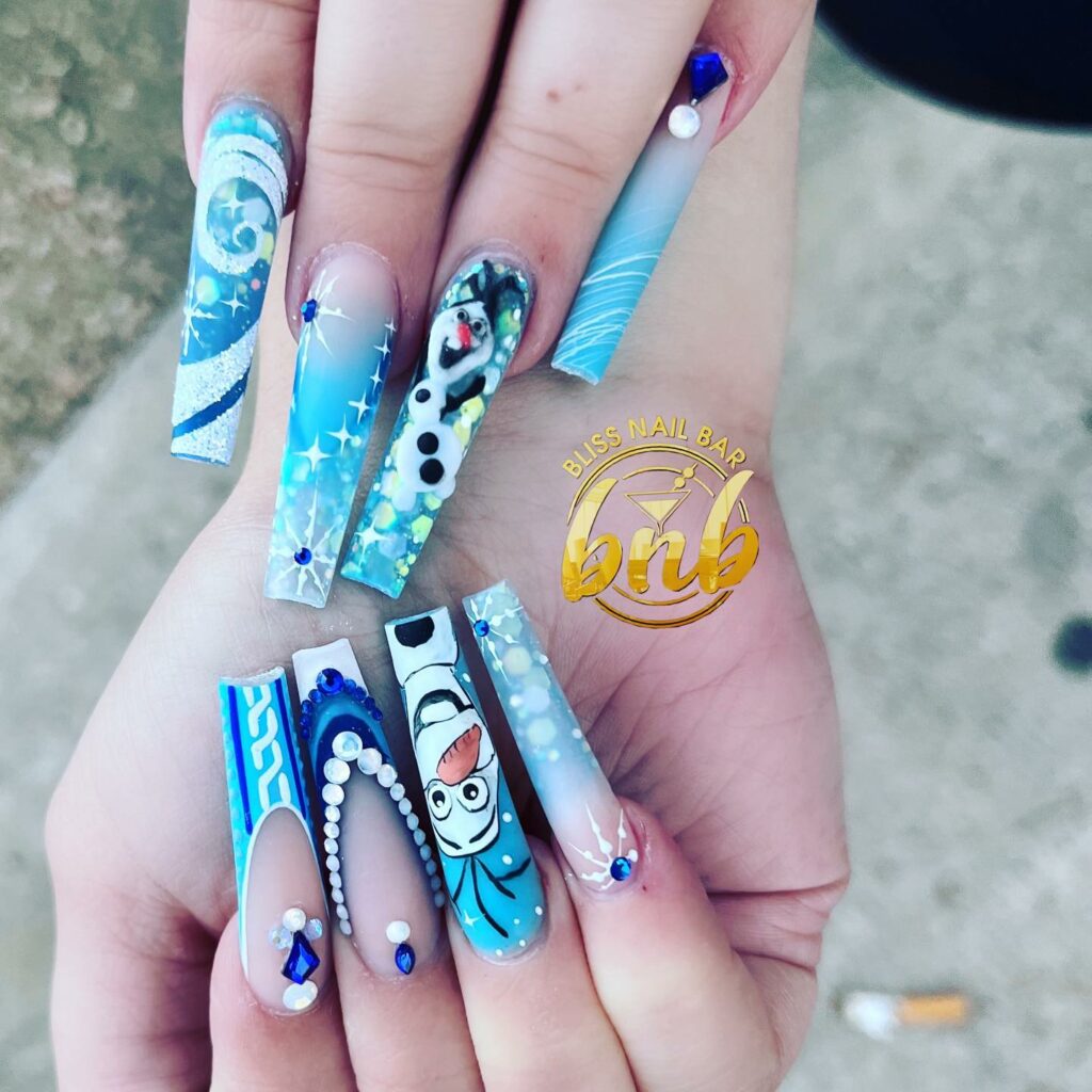25 Latest Frozen Nail Designs To Try In 2024! 25