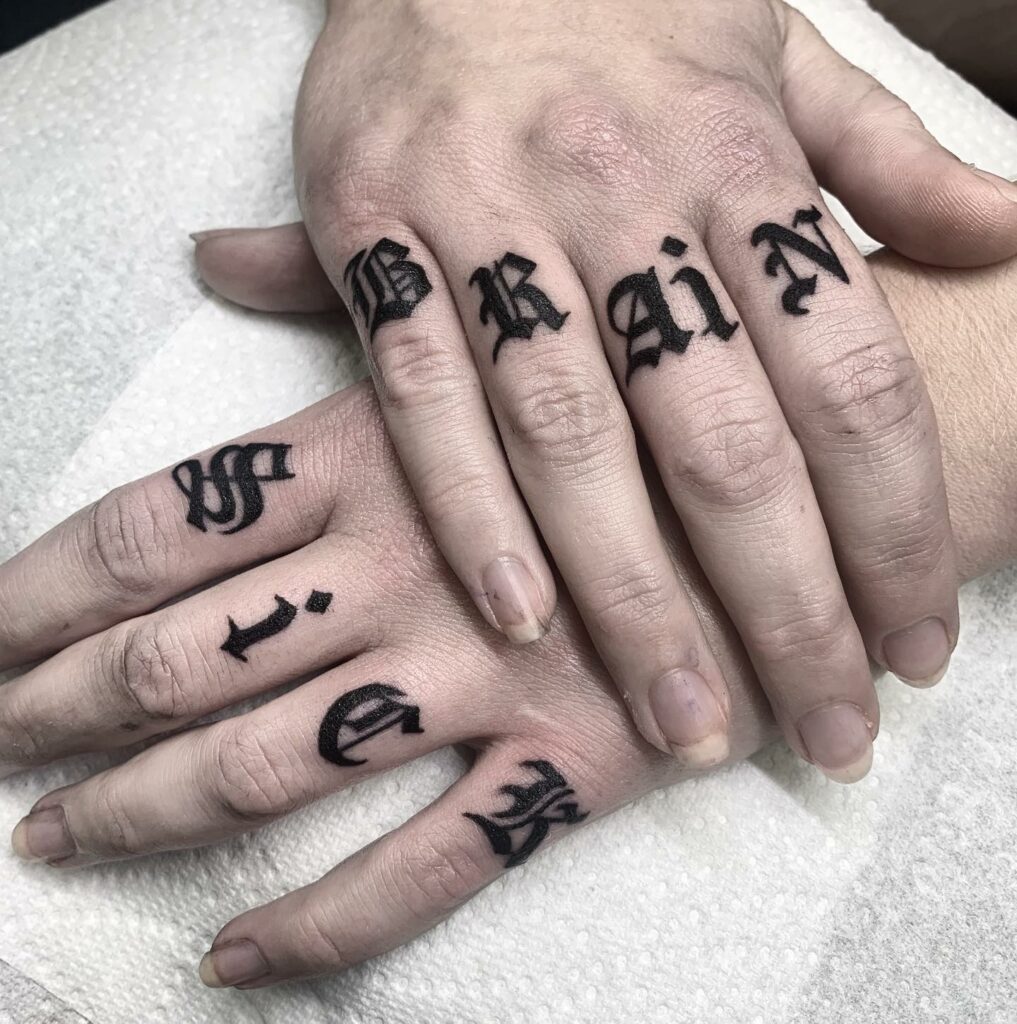 12+ Old English Font Tattoo Ideas To Inspire You! 10 Old English Font Tattoo