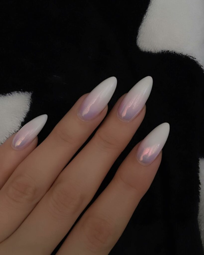 44 Latest White Nail Ideas To Try In 2024! 44 Ombre Bliss