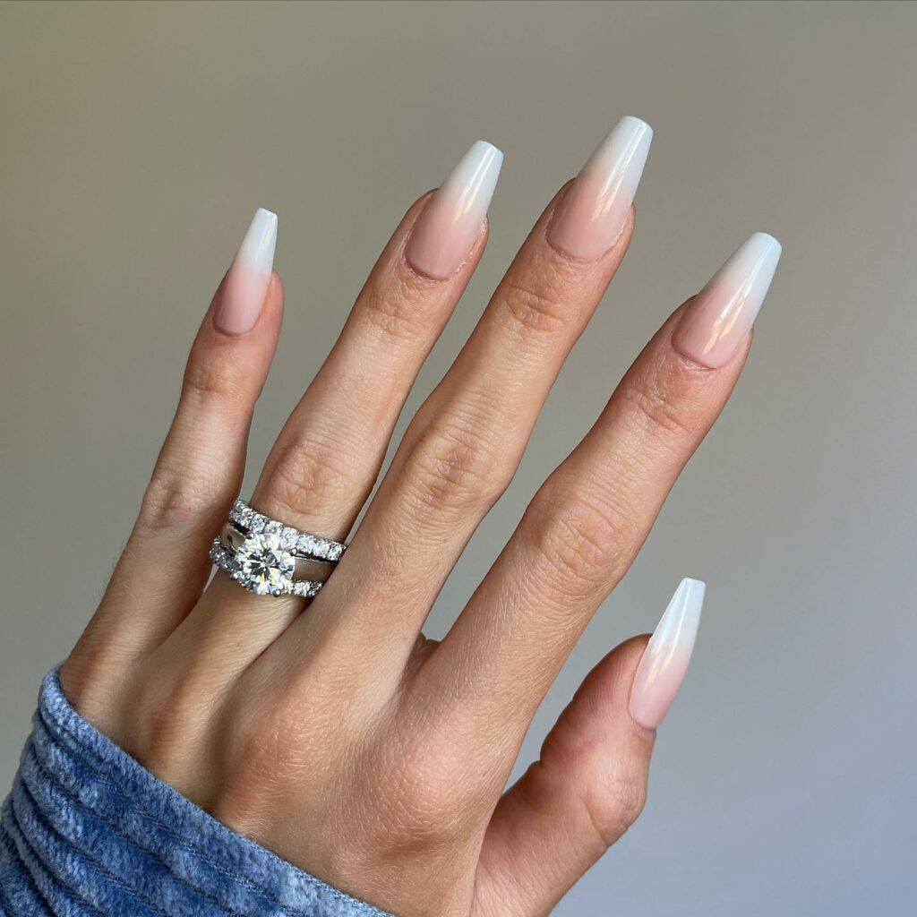 Milky Nail Trends of 2024 🥛 27 Ombre Elegance nails