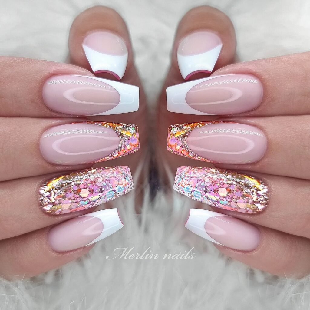 Get Graceful with 30 Ballerina Nail Designs for 2024 11 Ombré French