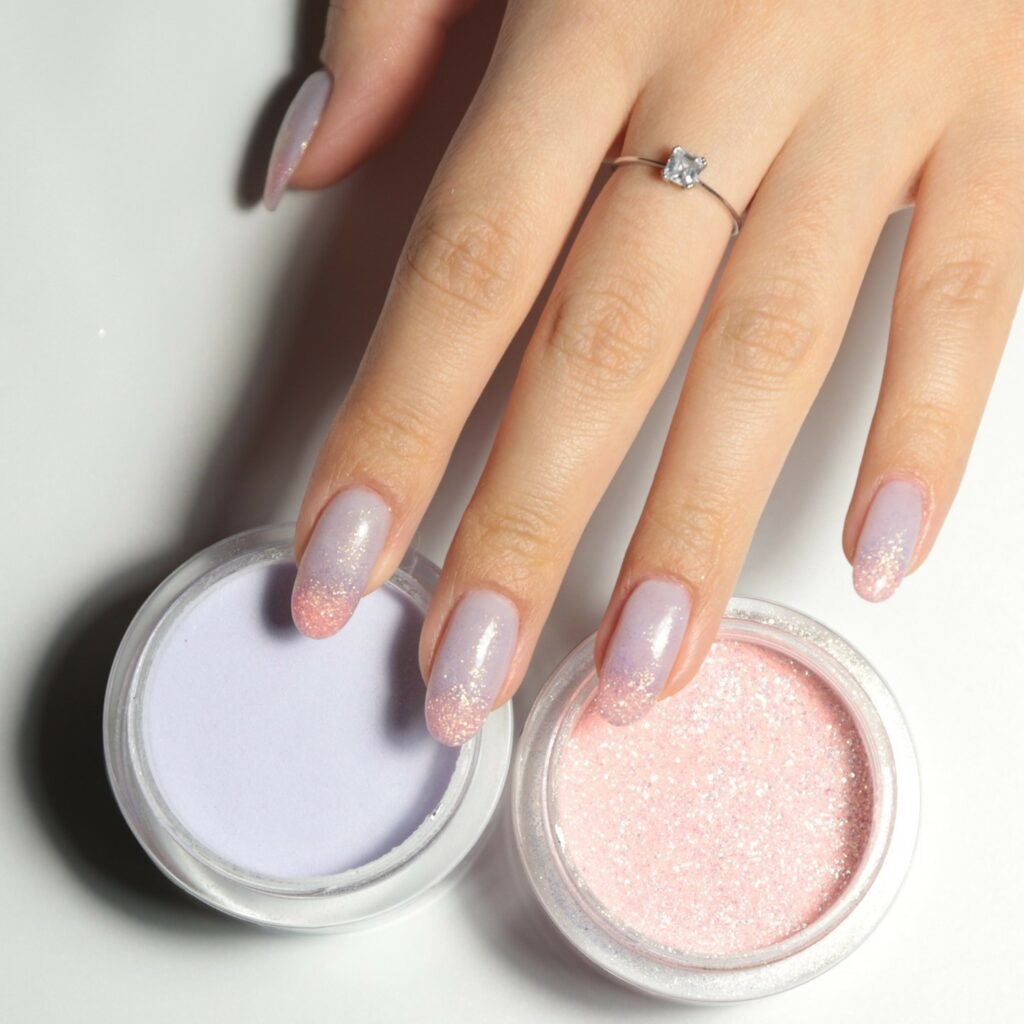 Discover the Hottest Designs of 2024: 30 Latest Dip Powder Nails 22 Ombre Glitter Dip Powder Nails