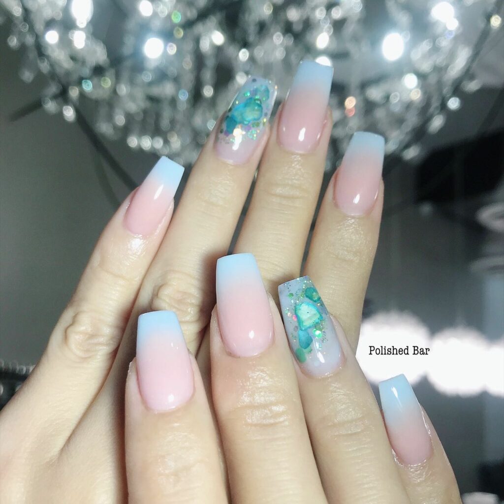 Exciting Birthday Nail Inspirations for 2024 π 56 Ombre Ocean Waves