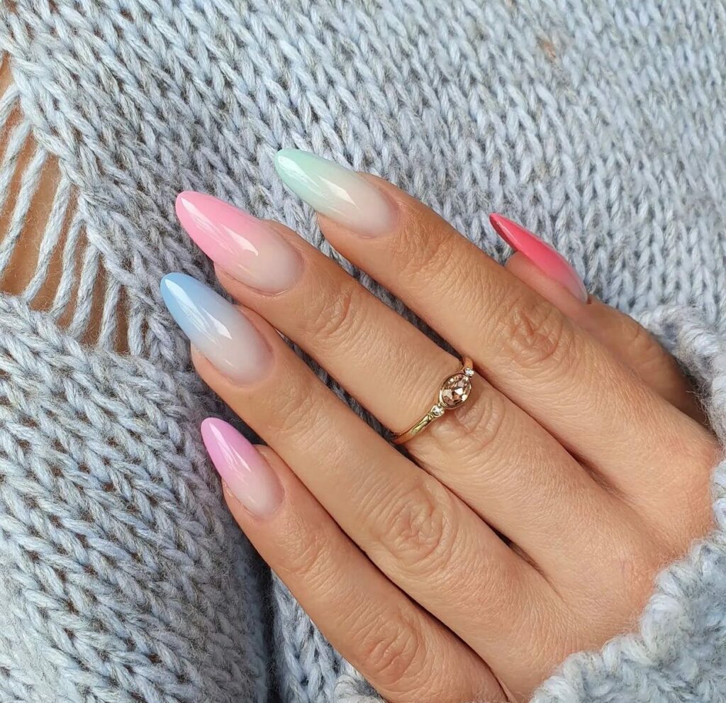 Get Graceful with 30 Ballerina Nail Designs for 2024 18 Ombré Pastels