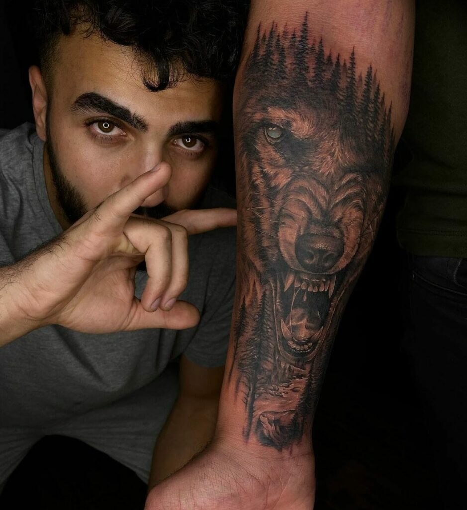 12+ Wolf Tattoo Sleeve Ideas To Inspire You! 16 One Eyed Wolf Tattoo