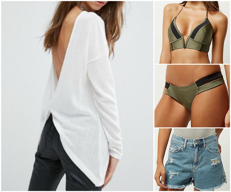 10 Best Backless Sweaters and How to Style Them 14 Noisy May Open Back Knit Jumper - £16 /
