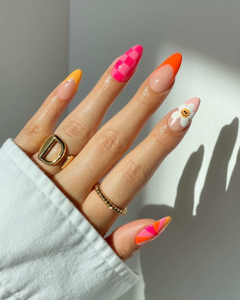 40 Latest Orange Nail Designs to Try in 2024 19 Orange Dewdrop Nails