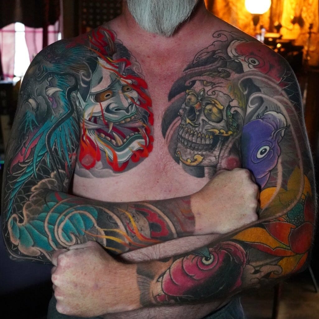 11+ Japanese Full Sleeve Tattoo Ideas To Inspire You! 17 Oriental Tattoo Sleeve