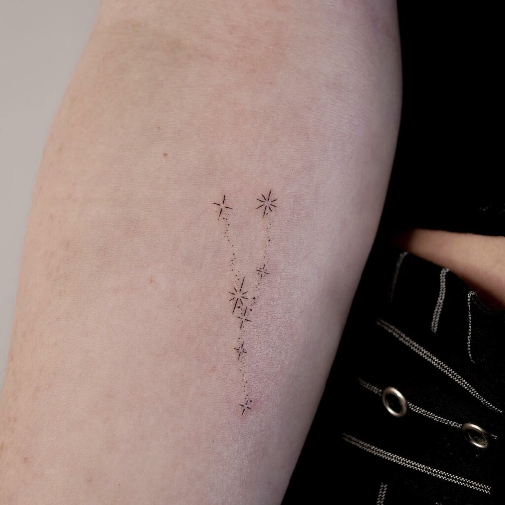 11+ Female Taurus Tattoo Ideas That Will Blow Your Mind! 15 Ornamental Taurus Constellation Tattoo Designs