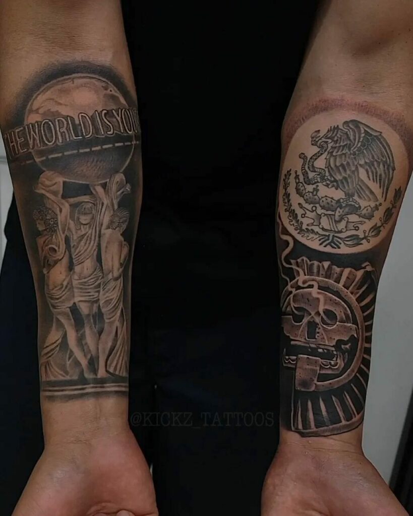 19+ Scarface The World Is Yours Tattoo Ideas That Will Blow Your Mind! 27 Ornamental The World is Yours Tattoo