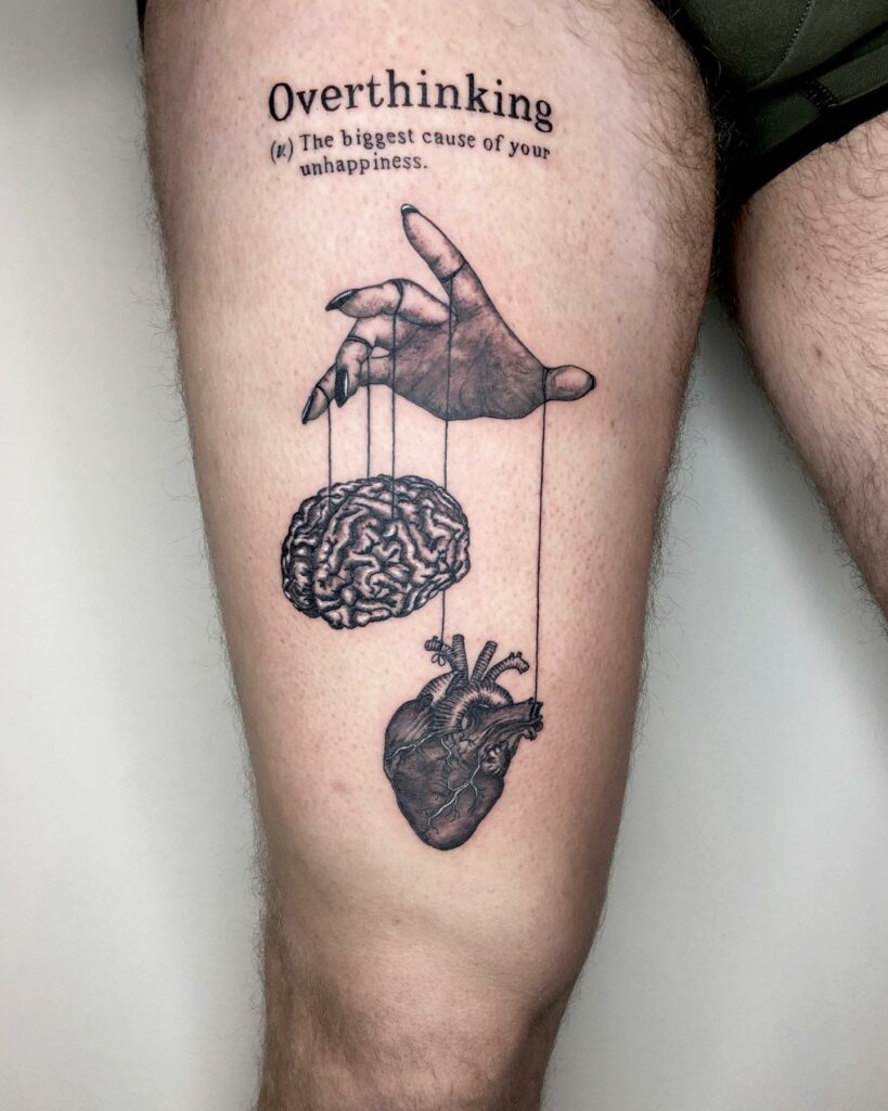 10+ Overthinking Tattoo Ideas That Will Blow Your Mind! 13 Overthinking Mental Health Awareness Tattoos
