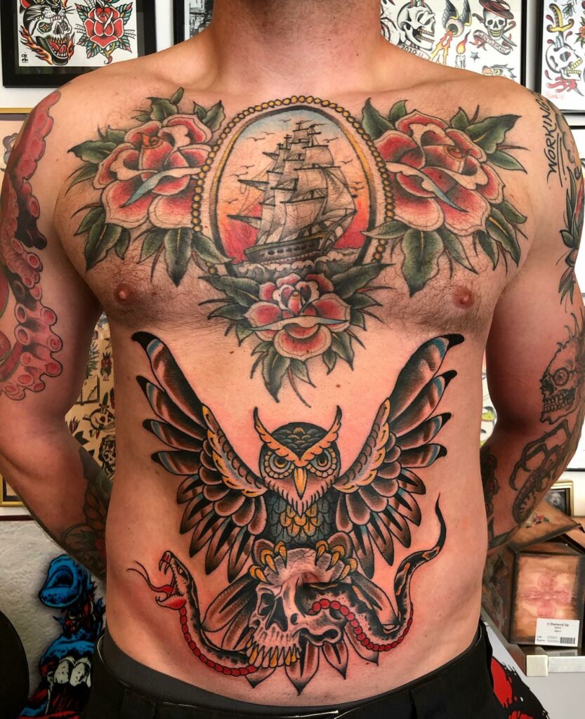 10+ Simple Owl Tattoo Ideas That Will Blow Your Mind! 14 Owl Skull Tattoo Designs