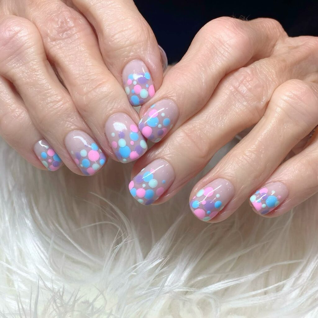 34 Latest Pastel Nail Designs To Try in 2024! 26 Pastel Dots
