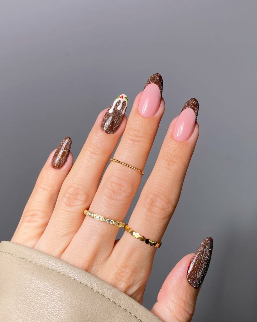 Exciting Birthday Nail Inspirations for 2024 π 50 Pastel Ovals with a Chocolatey Finish