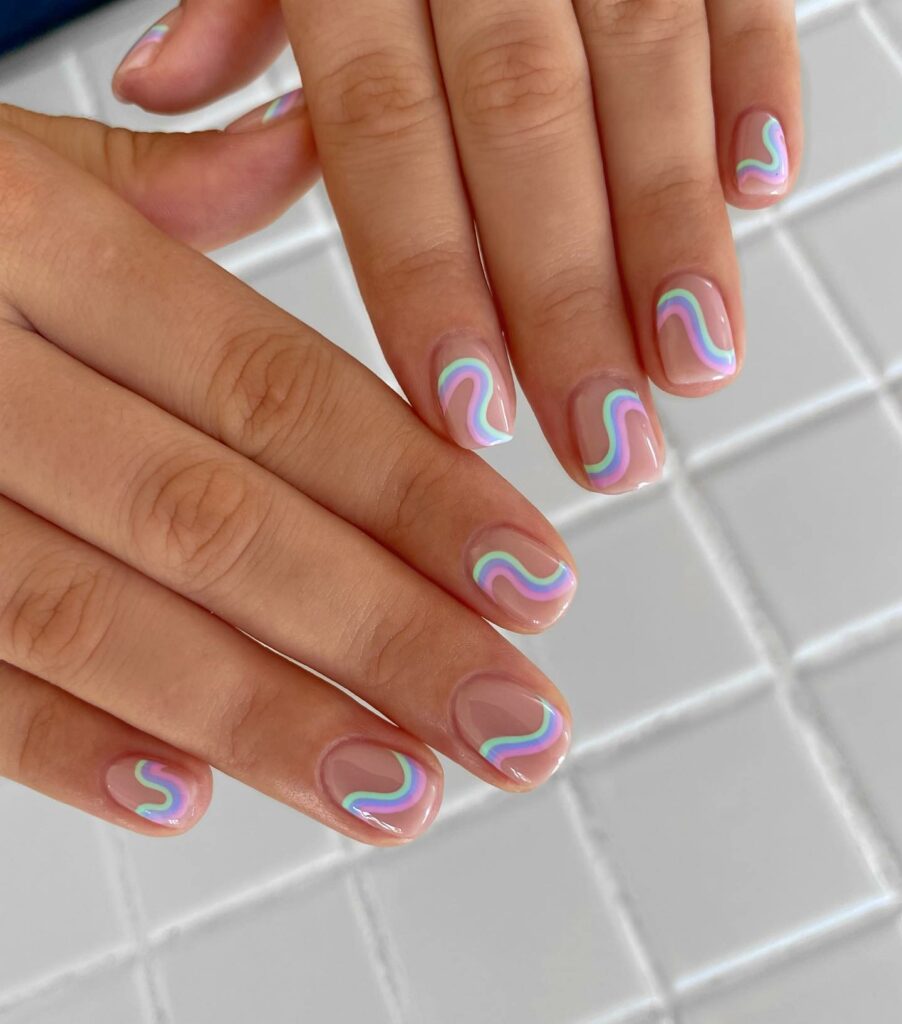 19 Latest Spring Nail Art Ideas To Try This Season 18 Pastel Stripe Nails