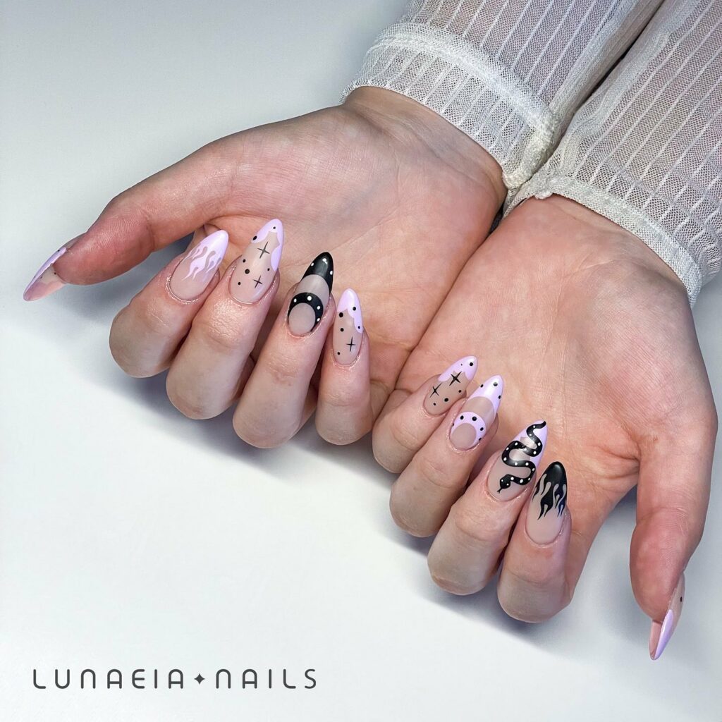Get Witchy with 30 Witchy Nail Designs for 2024 28 Pastel Witches' Brew