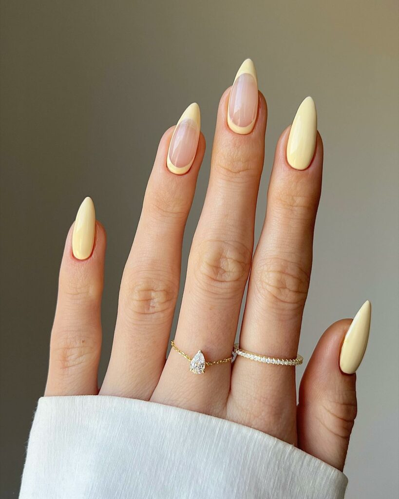 21 Latest Yellow French Tip Nail Designs To Try in 2024! 23 Pastel Yellow French Nails