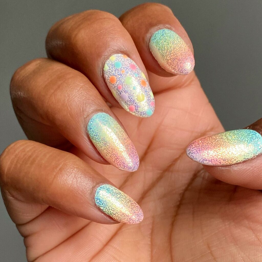 Exciting Birthday Nail Inspirations for 2024 π 33 Pastel and Ombre Glitter Nails