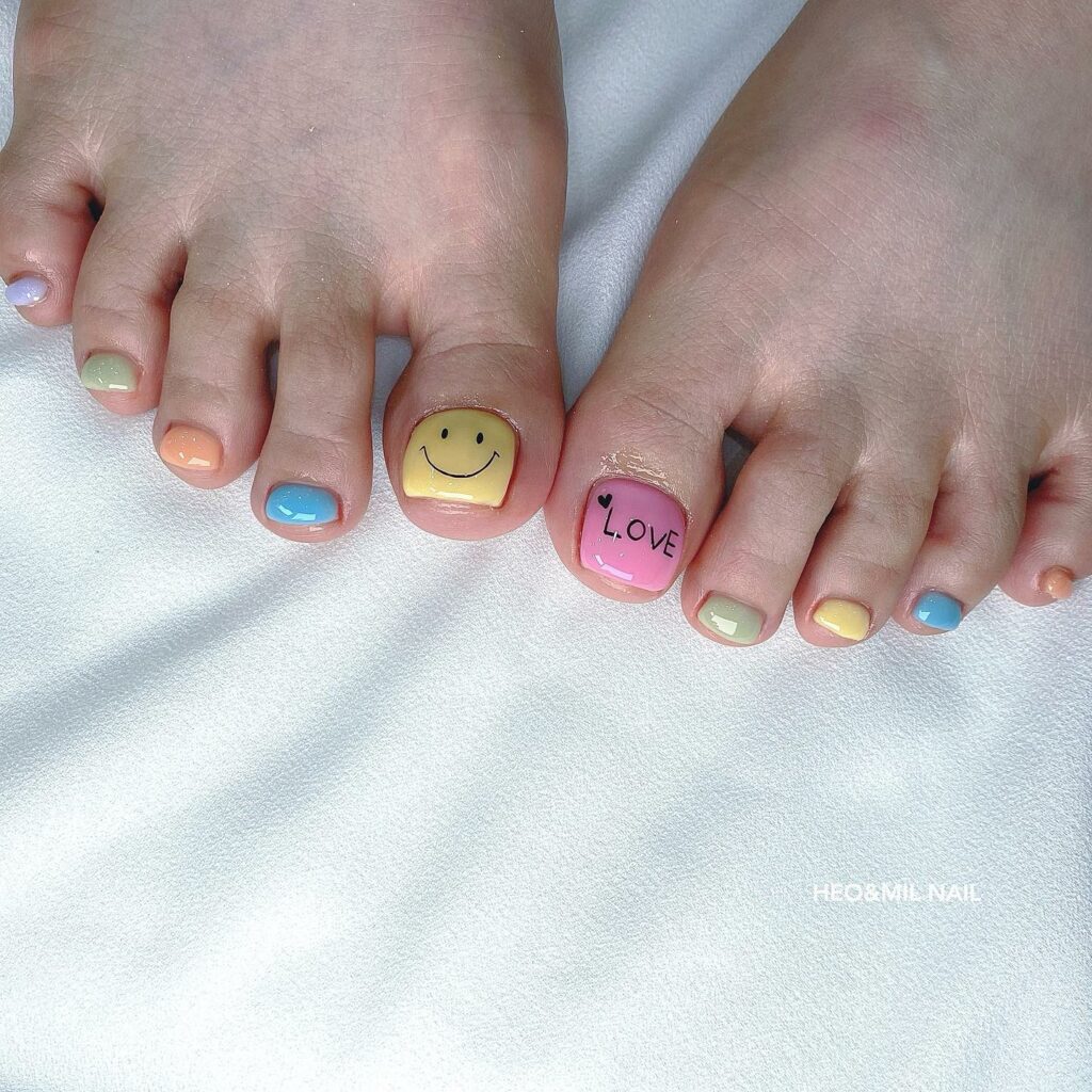 30 Gel Pedicure Ideas to Experiment with in 2024 40 Pastel pedicure nails