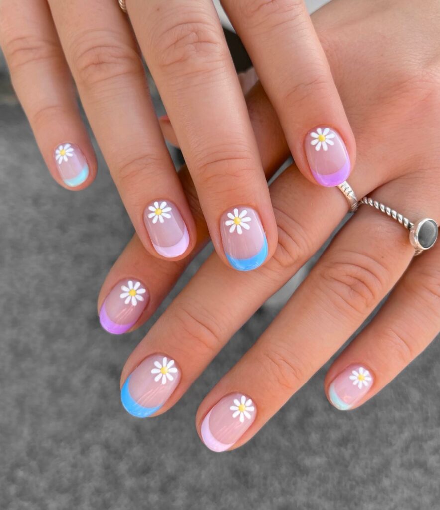 Find Your Style with 30 Daisy Nail Designs for 2024 31 Pastels Daisy nails