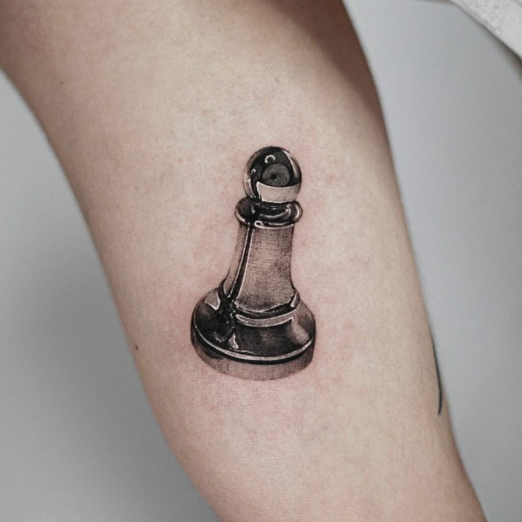 11+ Chess Board Tattoo Ideas That Will Blow Your Mind! 19 Pawn Tattoo