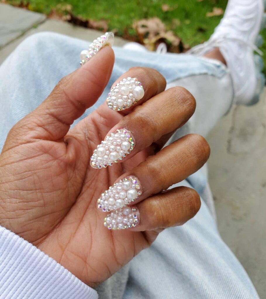Elegant Pearl Nail Designs to Try in 2024 π 24 Pearls Galore