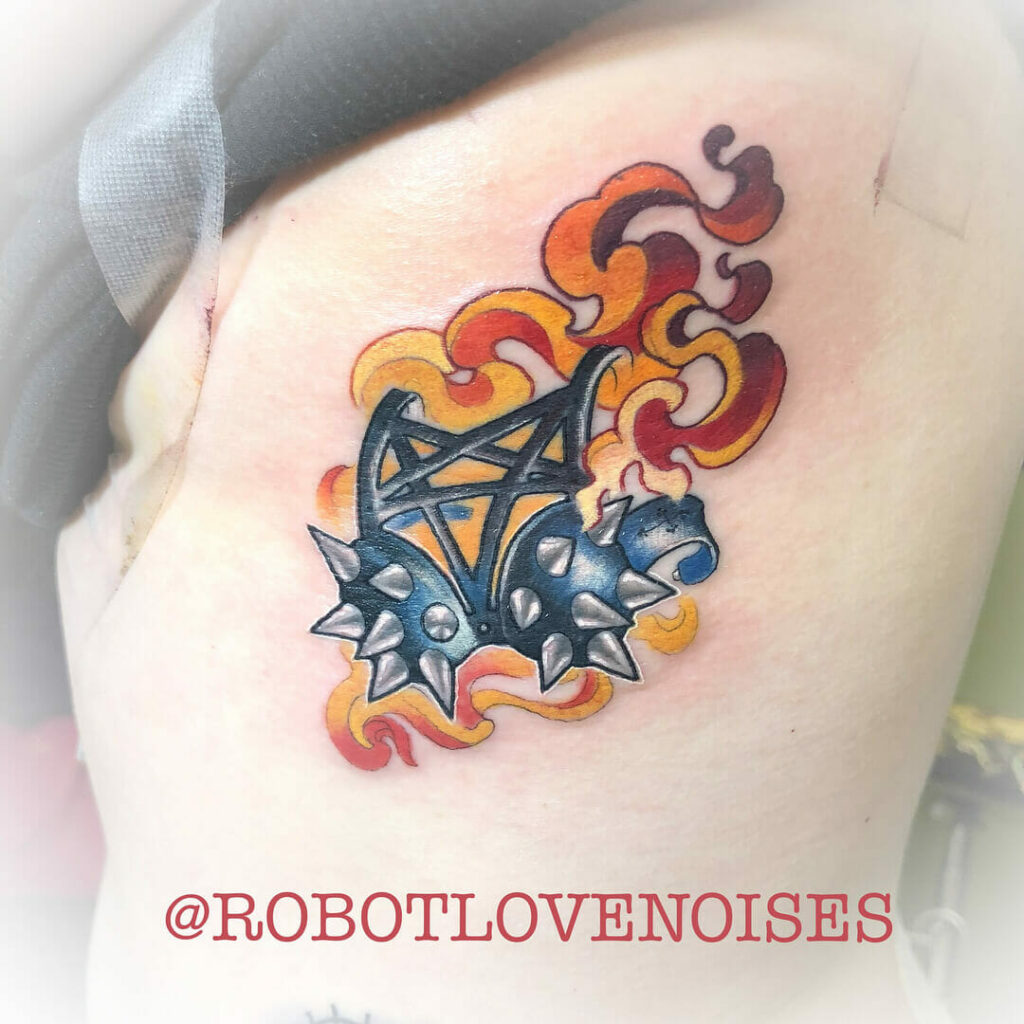 11+ Bra Tattoo Ideas That Will Blow Your Mind! 16 Pentagram Bra Tattoo