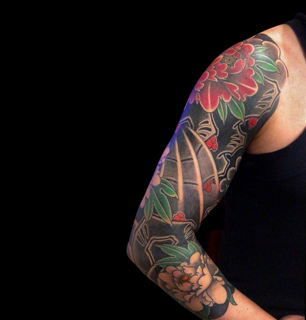 11+ Japanese Full Sleeve Tattoo Ideas To Inspire You! 16 Peony Sleeve Tattoo
