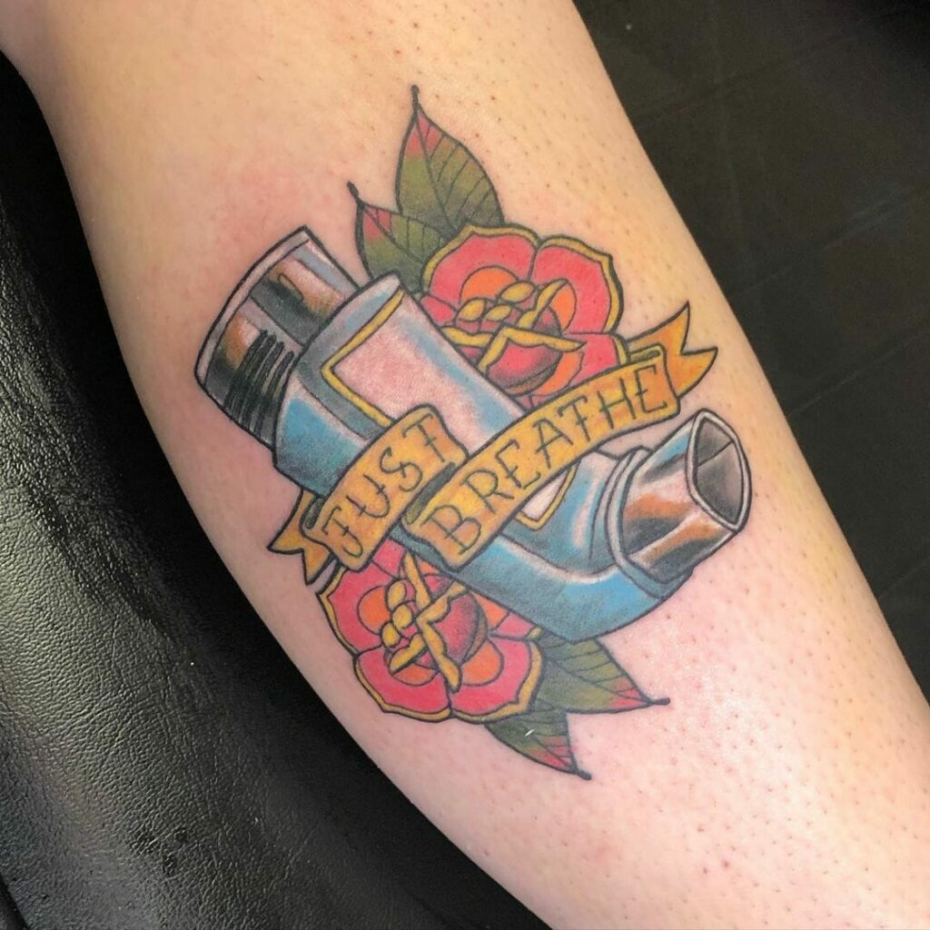 11+ Just Breathe Tattoo Ideas You Have To See To Believe! 16 Perfect 'Just Breathe' Tattoos For Asthmatic People