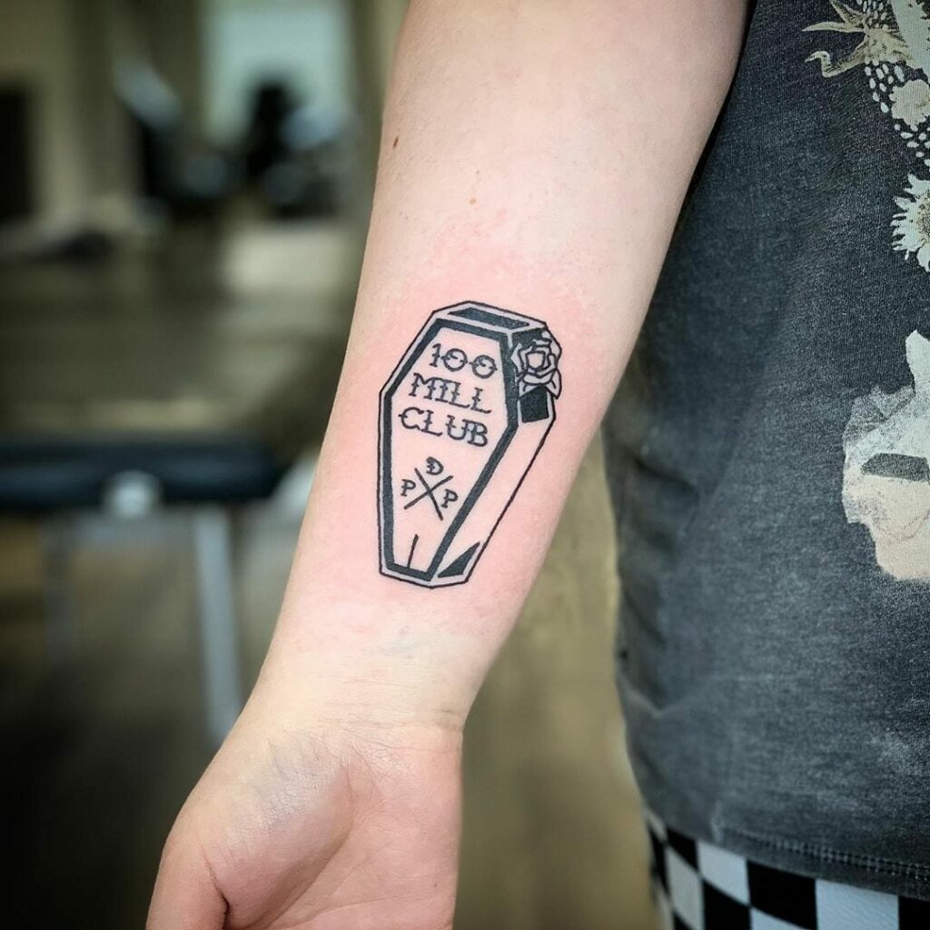 16+ Pewdiepie Tattoo Designs You Need To See! 14 Pewdiepie Forearm Black Ink Tattoo