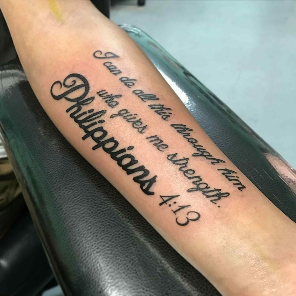 12+ Philippians 4 13 Tattoo Ideas To Inspire You 10 Philippians 4 13 Tattoo