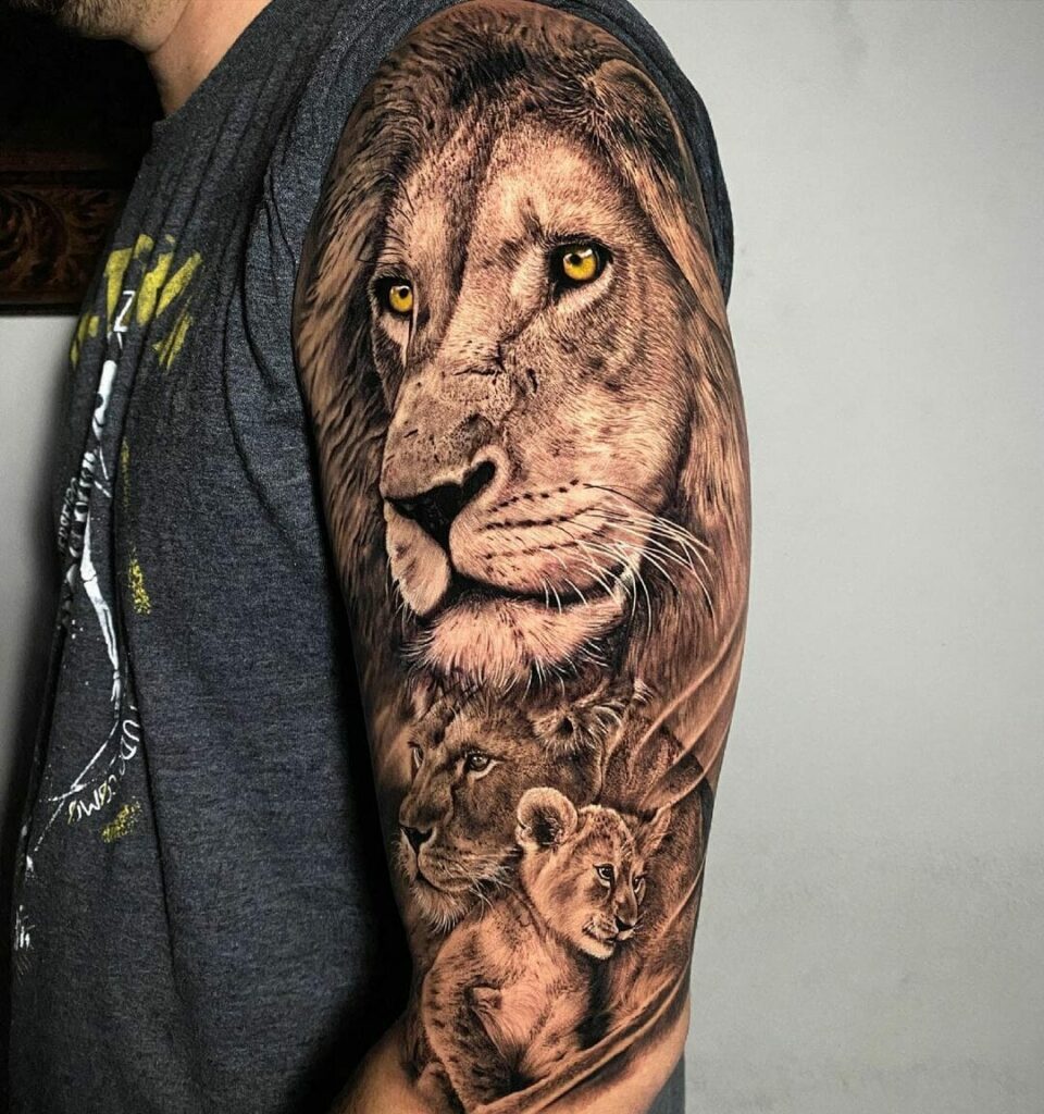 12+ Photo Realism Tattoo Ideas To Inspire You! 12 Photo Realism Lion Tattoo