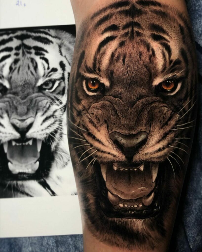 12+ Photo Realism Tattoo Ideas To Inspire You! 17 Photo Realistic Tiger Tattoo Designs