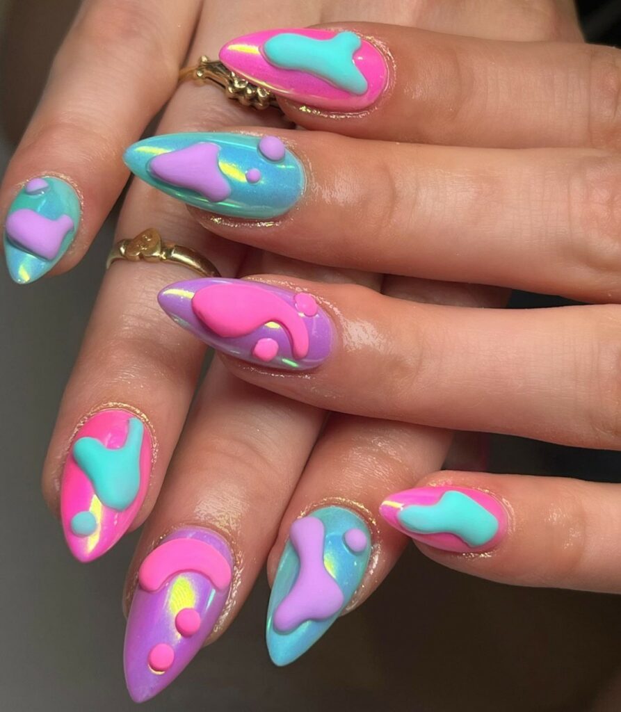 39 Latest Pink and Blue Nail Designs To Try in 2024! 42 Pink Nail24