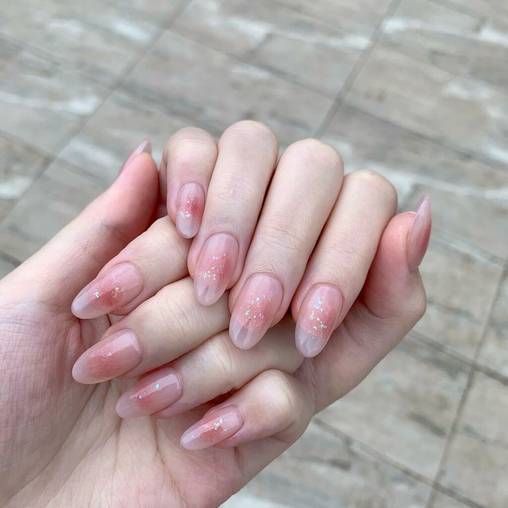 20 Latest Baby Pink Nail Ideas To Try In 2024! 24 Sparkling Baby Pink Nails with Subtle Glitz