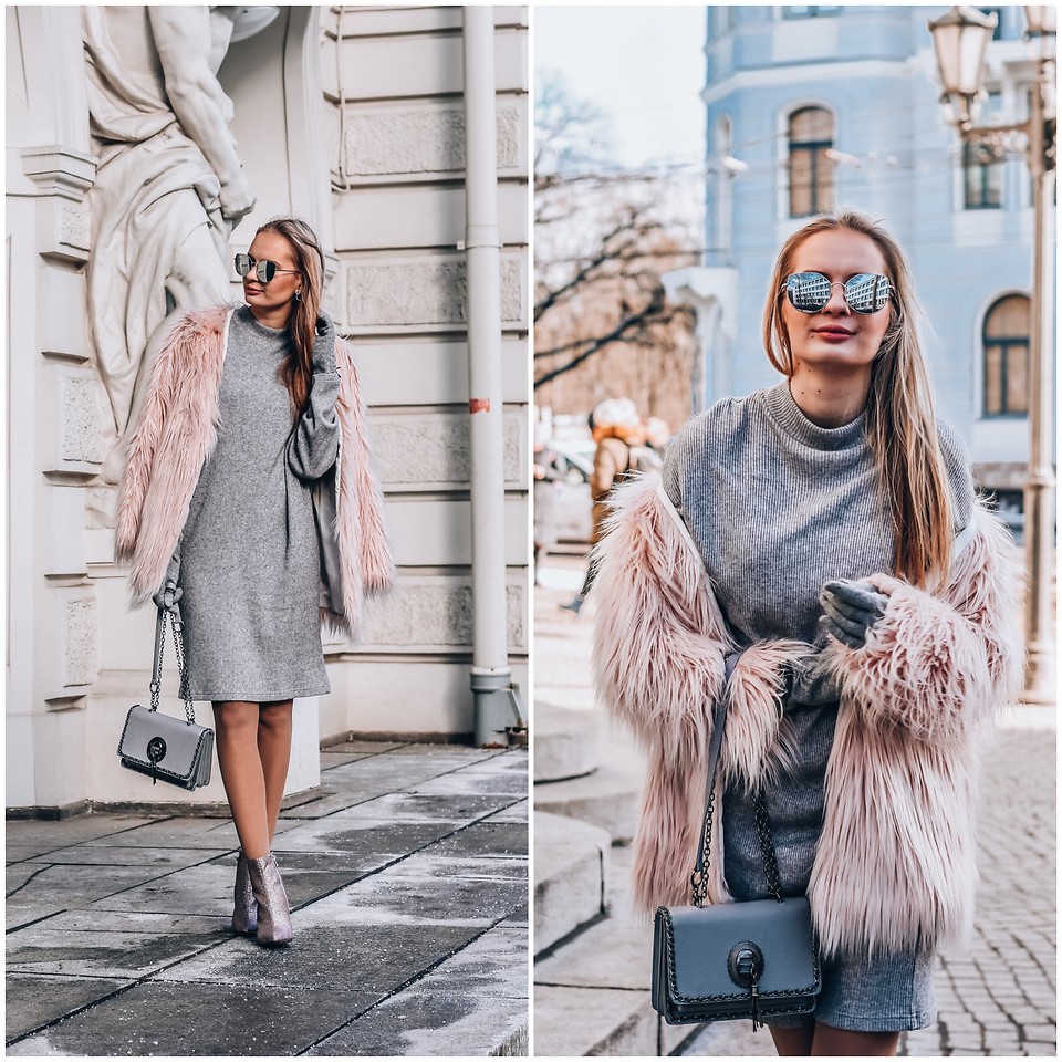 25 Trendy Winter Outfits for Teenage Girls in 2024 14 Pink and Grey