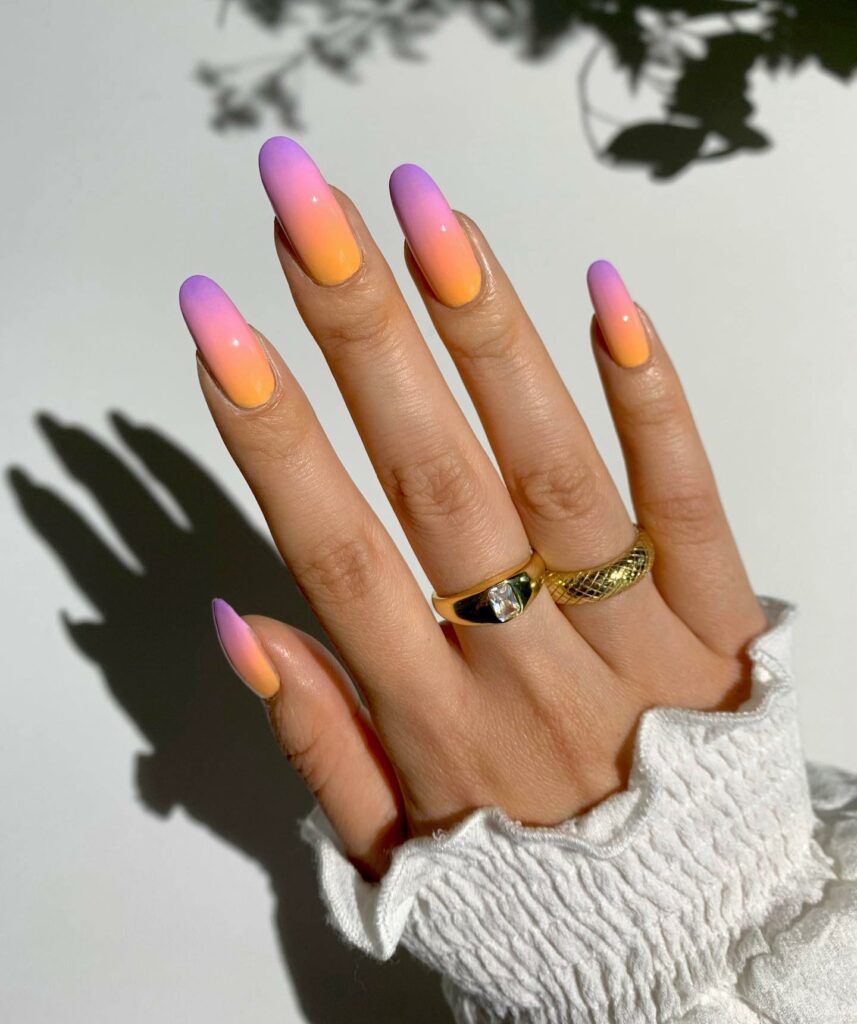 Charming Pink and White Ombre Nail Ideas for 2024 💗 32 Pink and Lavender Ombre Dream