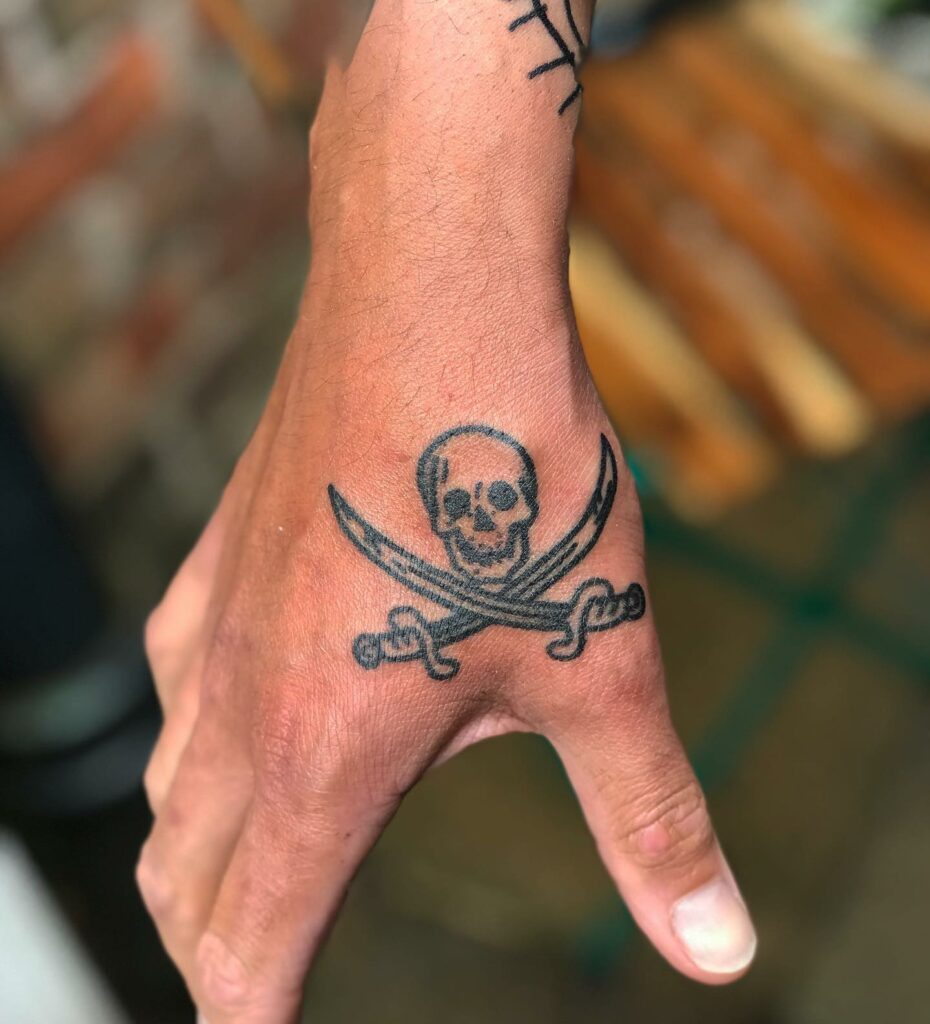 10+ Small Skull Tattoo Ideas That Will Blow Your Mind! 17 Pirate Skull Tattoos