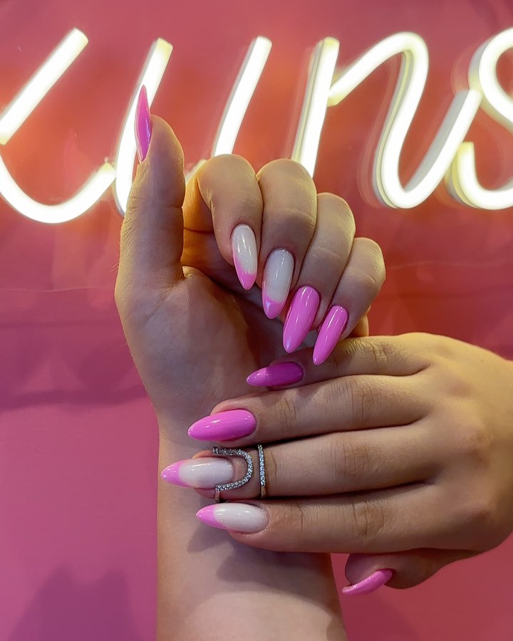 Playful and Fun 30 Barbie Nails To Try in 2024 35 Pixelated Barbie Nails