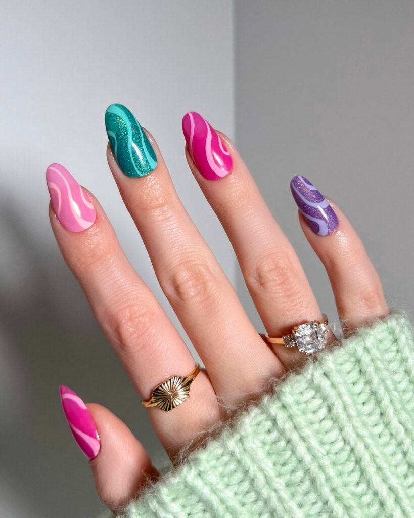 Get Playful with 40 Jelly Nail Designs for 2024 47 Pixelated Pop