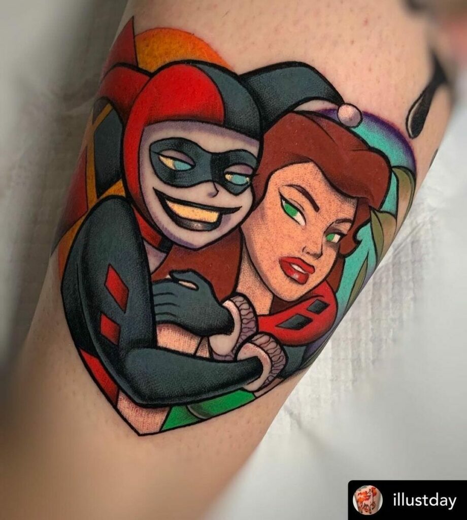 11+ Poison Ivy Tattoo Ideas You Have To See To Believe! 16 Poison Ivy Harley Quinn Tattoo
