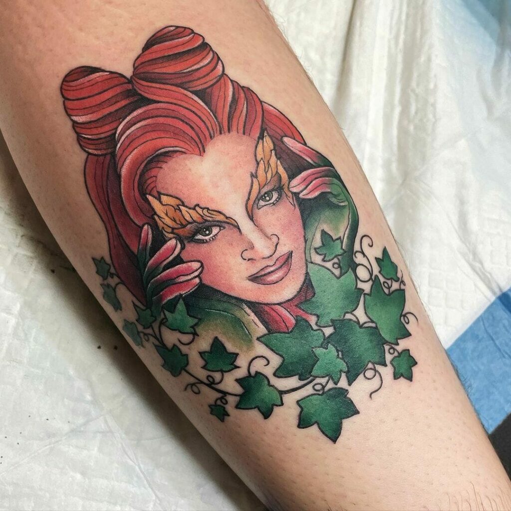 11+ Poison Ivy Tattoo Ideas You Have To See To Believe! 13 Poison Ivy Realistic Tattoo