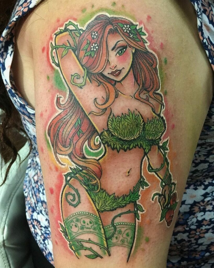 11+ Poison Ivy Tattoo Ideas You Have To See To Believe! 10 Poison Ivy Tattoo